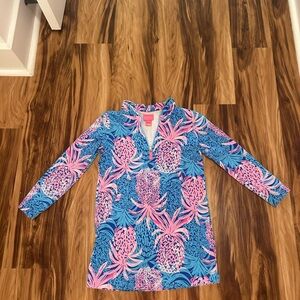 Lilly Pulitzer Blue and Pink Kids Shirt
